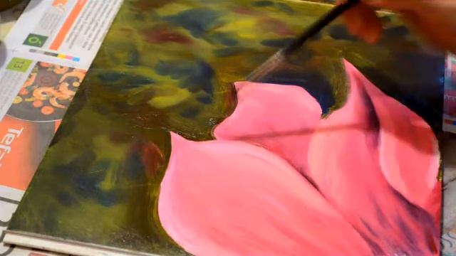 Рисование на пластике Масло . смотреть онлайн