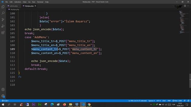 PHP Ders 218 PDO ve PostgreSQL ile Çoklu Dil Sistemi 1 смотреть онлайн