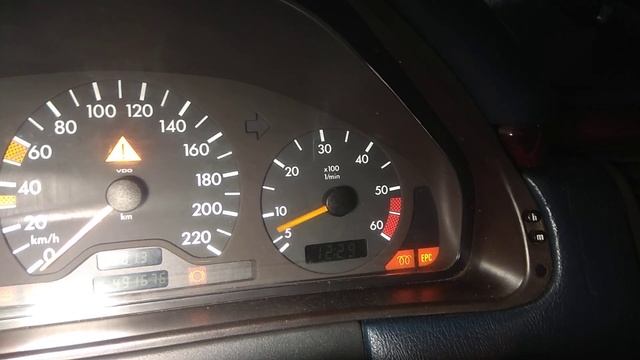 Как снять ошибку EPC. Мерседес W210 смотреть онлайн