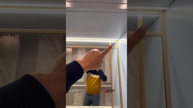 Классная идея для прихожей | подсветка в интерьере | ремонт квартир Москва смотреть онлайн