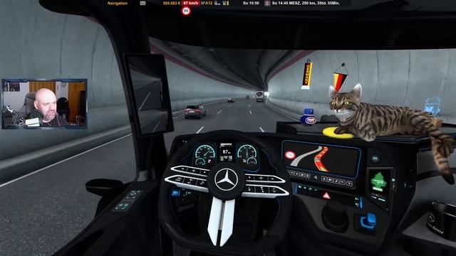 ETS2 1.48 - Mercedes MP4 with New Interior - Madrid - Sevilla (ESP) смотреть онлайн