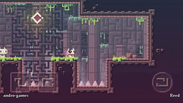 Reed (by PXLink) - platformer for android and iOS - gameplay. смотреть онлайн
