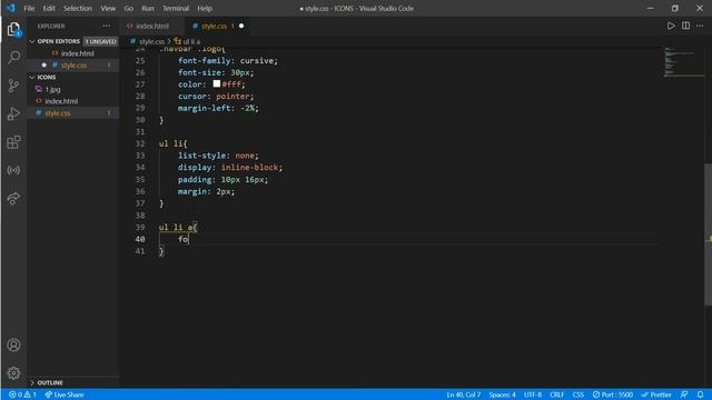How To Put An Icons On Website Using Html, Css and FontAwesome Icons | Step by Step Tutorial смотреть онлайн