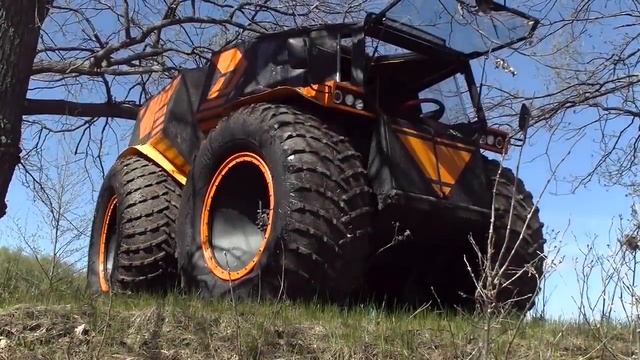 Вездеход МЕДВЕДЬ ШАТУН на шинах низкого давления PINE 1750х720-32" #1 смотреть онлайн