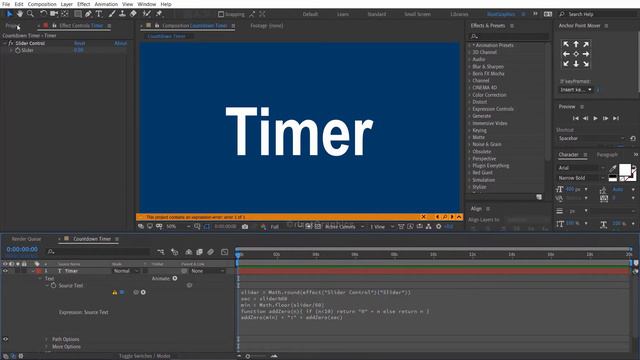 After Effects Tutorial: Countdown Timer Tutorial (Quick & Easy Method) смотреть онлайн