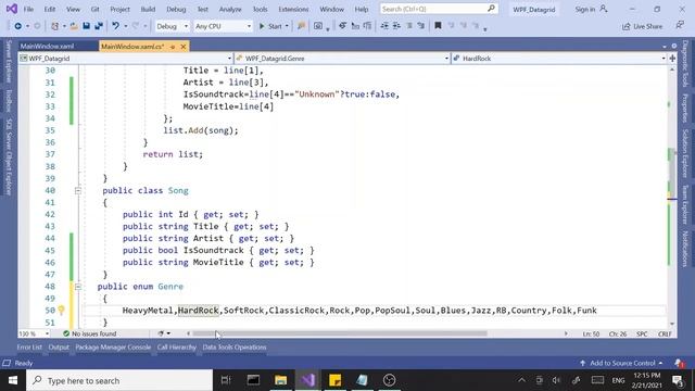 WPF Controls | 27-Datagrid | Part 2 | DataGrid in WPF смотреть онлайн