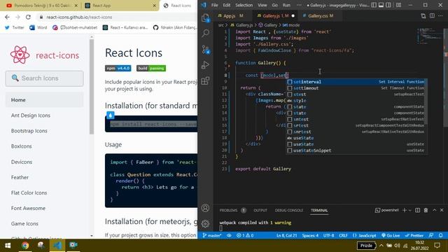 React Image Gallery Uygulaması #seviye2.3 смотреть онлайн