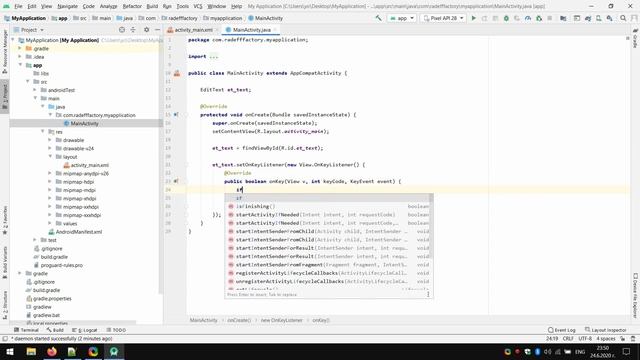Use Software Keyboard Enter Key Action in Android Studio смотреть онлайн