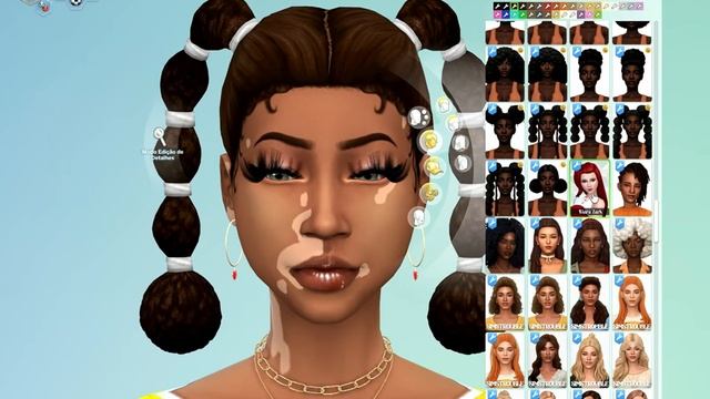 PACK DE CABELOS AFROS + BABY HAIRS ✊?✨ | THE SIMS 4 (maxis match) смотреть онлайн