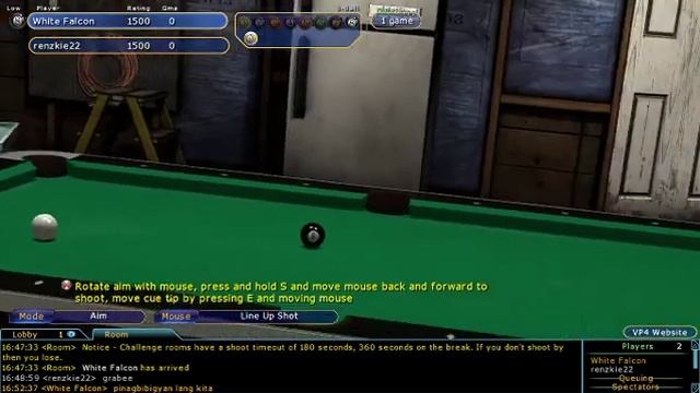 Virtual Pool 4 Player Gratis Gameplay смотреть онлайн