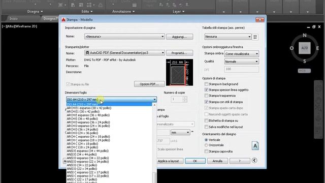 Foglio A3 autocad смотреть онлайн