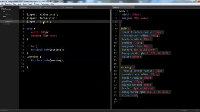 SASS SIMPLIFIED VIDEO 3 - Partials смотреть онлайн