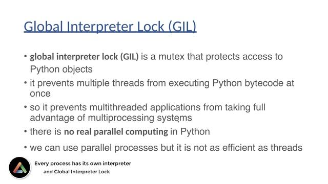 Parallel Computing in Python | Global Interpreter Lock (GIL) смотреть онлайн