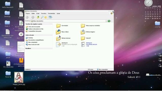Photoshop 7 in VM on Linux (Mac OS theme) смотреть онлайн