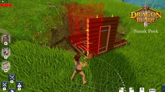 Roblox RPG [Dragon Blade] Building system sneak peek смотреть онлайн