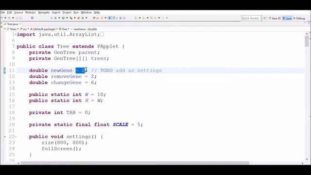 Java: Tree evolution смотреть онлайн
