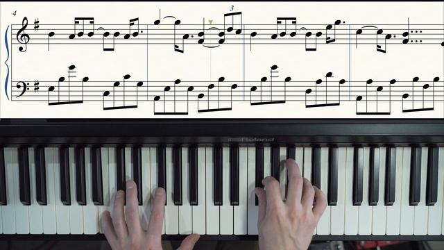 Король и Шут | На краю | Ноты для фортепиано | Вступление | Тональность E-moll