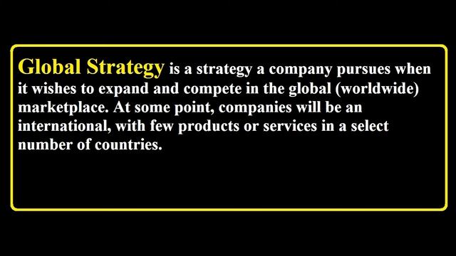 Global Strategy - Explained in Hindi / Urdu смотреть онлайн