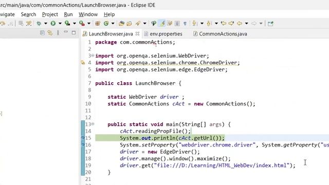 Selenium Test Automation Framework Creation | adding property file | Part 3 смотреть онлайн