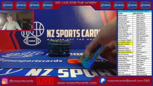 2019-20 Mosaic Basketball Single Box Break Random Teams #4 смотреть онлайн