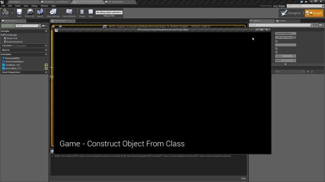 Construct Object From Class in Unreal Engine 4 смотреть онлайн