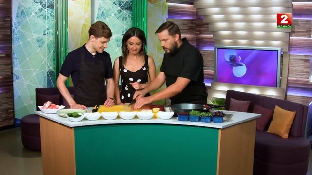 Завтрак от шефа. Включайся. Вегетарианский сашими из арбуза от Евгения Садовского (03.08.2020) смотреть онлайн