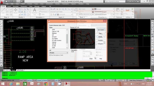 Auto Cad Tutorials - Dimensions - Prefix and Suffix - how to show m,mm,ft and inch in diemension смотреть онлайн
