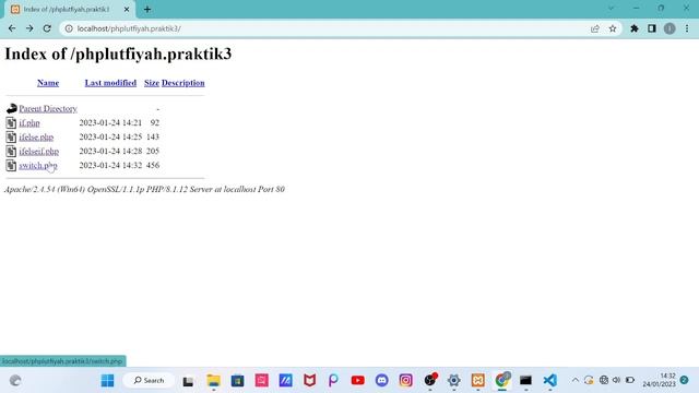 Latihan PHP 1-8 (Praktik 3) (if.php - foreach.php) смотреть онлайн