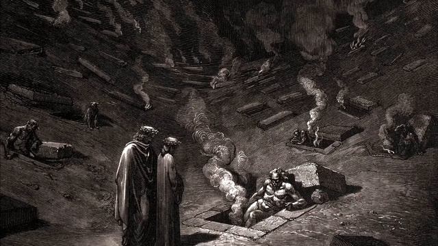 почувствовать себя Данте, спускающимся с Вергилием через 9 кругов ада смотреть онлайн