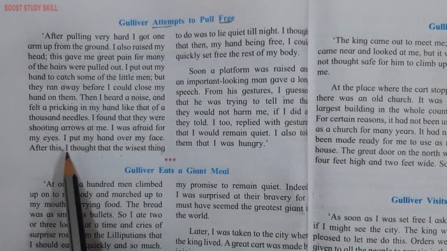 5th Std - English - Chapter 13 The adventure of Gulliver explained in hindi - Maharashtra board смотреть онлайн
