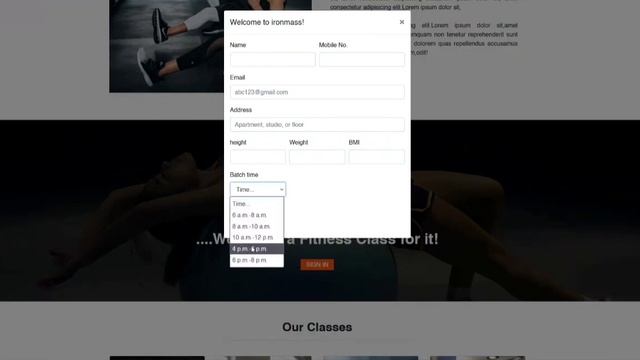 ||IRONMASS||FITNESS GYM WEBPAGE DESIGN||CSS & BOOTSTRAP|| смотреть онлайн