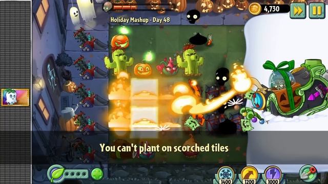 PvZ 2 Reflourished: Holiday Mashup - Day 48 - Zombot Seasonal Sleigh-er смотреть онлайн