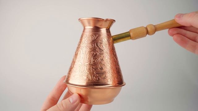 Турка медная со съемной ручкой ТУРЧАНКА, TimA, ТУ-550с, 550 мл смотреть онлайн