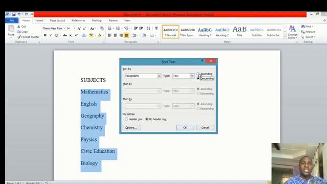 How to Sort in Ascending and Descending order trial 0 смотреть онлайн