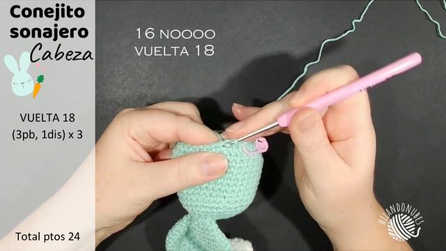Conejito amigurumi sonajero con zanahoria parte 1 смотреть онлайн