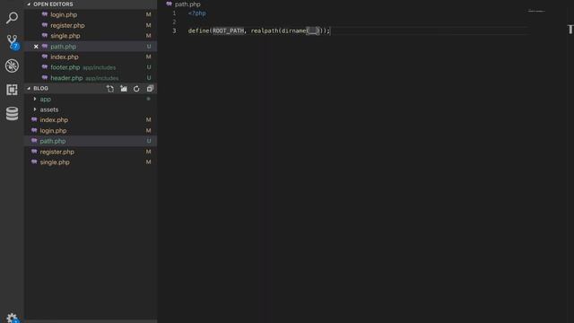 How to create a blog PHP and MySQL database #4 | includes, BASE_URL and ROOT_PATH смотреть онлайн