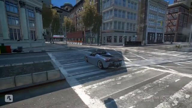 GTA 4 IV PC FERRARI F430 CRASH TESTING 1080p смотреть онлайн