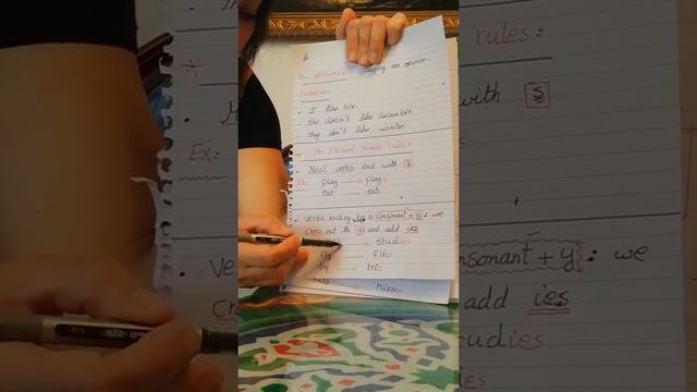 CE2 English grammar ( the present simple affirmative and negative) смотреть онлайн