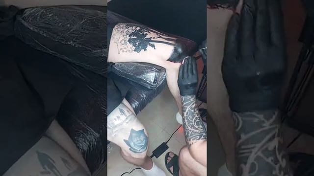 #blackwork за 16 часов