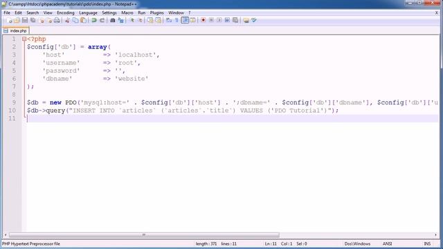 PHP Tutorials PDO Return Last Inserted ID Part 6 7 смотреть онлайн