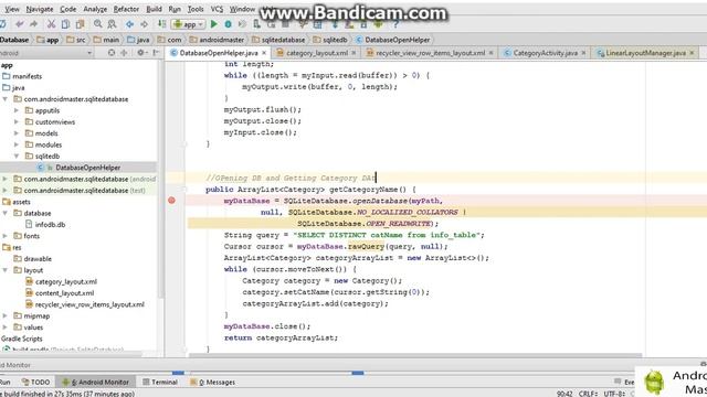 sqlite db read from assets in android смотреть онлайн