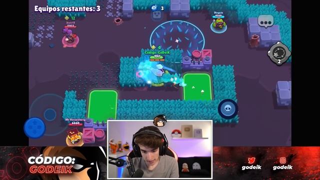 EL ENEMIGO ES MI COMPAÑERO POR UN BUG en SUPERVIVENCIA de BRAWL STARS смотреть онлайн