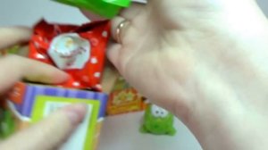 Распаковываем коробочки Sweet Box с Ам-нямами Cut the Rope «OM NOM»