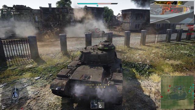 War Thunder - [First Battle In This Beast] M60 realistic tank battle gameplay by GeneRawChaos смотреть онлайн