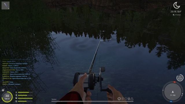 Русская рыбалка 4 - озеро Куори - Щука на тяжелые воблеры \ Pike смотреть онлайн