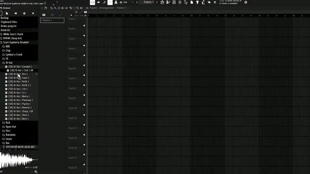 Слив драмкита Scori - Euphoria Drumkit