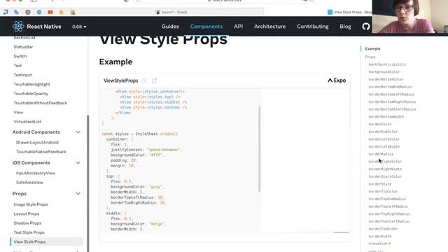 React Native Урок 1 часть 2 - Базовые компоненты и их стили смотреть онлайн