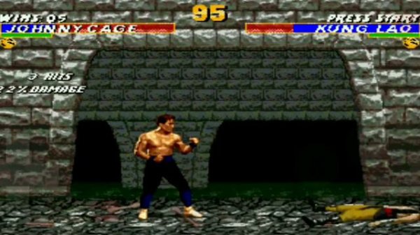 Johnny Cage MK2 [TAS] Ultimate Mortal Kombat Trilogy Sega Genesis Rom Hack v23