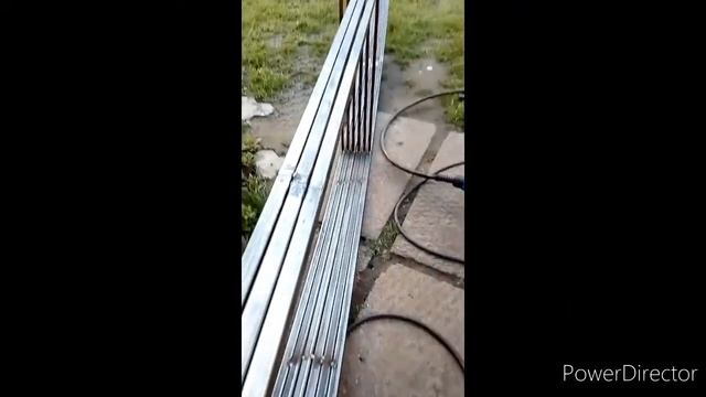 Навес из профтрубы своим трубогибом