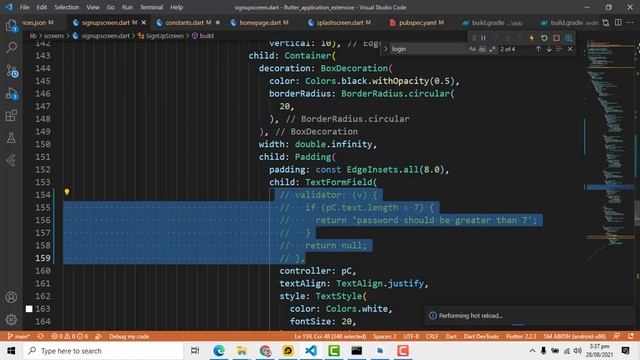 save signup data into realtime database firebase | flutter tutorial in Hindi/Urdu смотреть онлайн